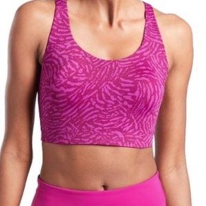 Brand new with tags Athleta Advanced printed sports bra size 32DD